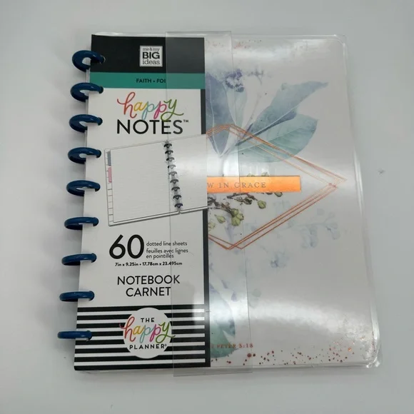 New. Set of 2 The Happy Planner Happy Notes Disc-Bound Notebooks - Picture 6 of 10